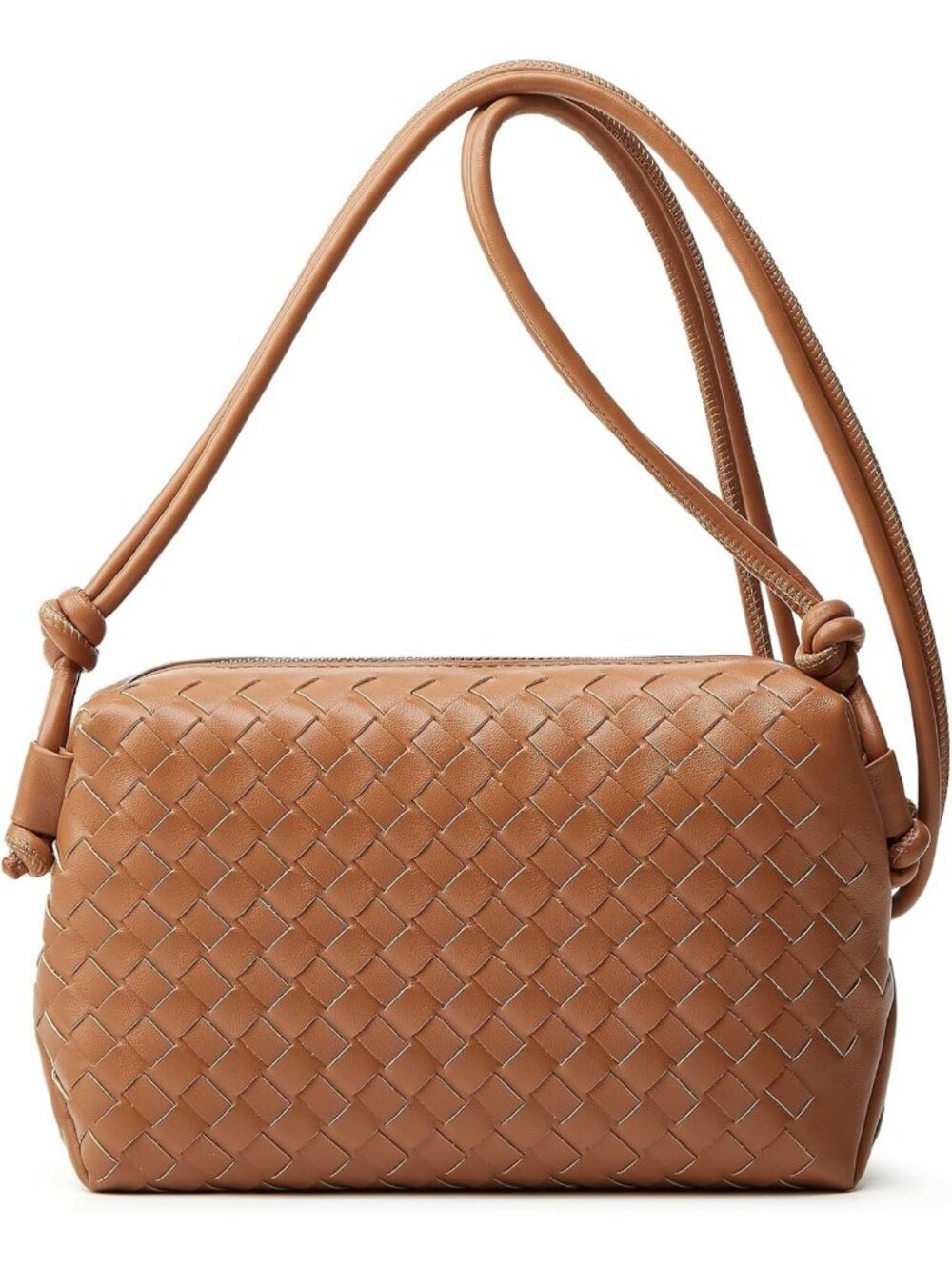 Stylish Woven Crossbody Bag for Women | Vegan Leather Handbag for Casual Use